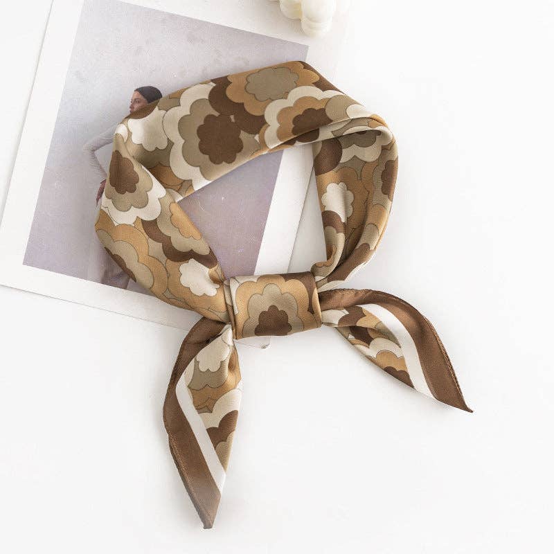 Floral Square Scarf
