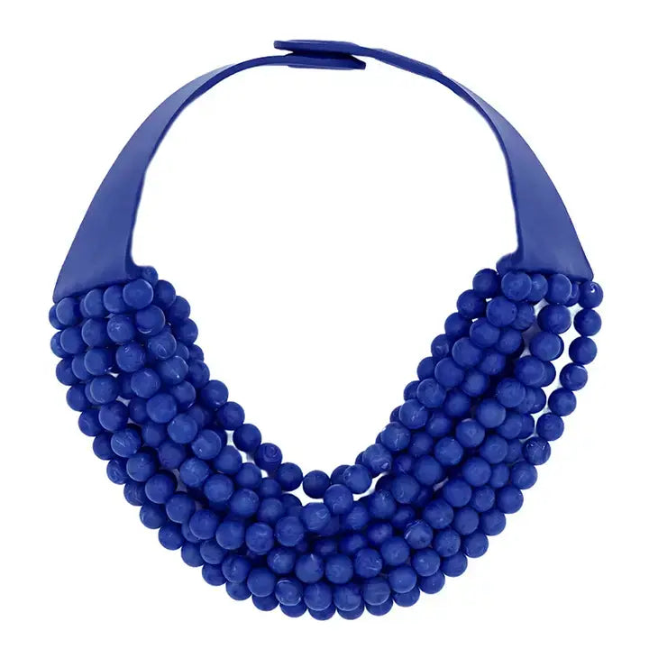 BELLA CHUNKY BEADED LAYERED MAGNETIC NECKLACE