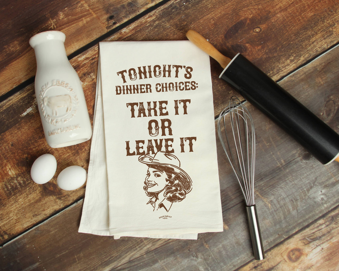 Tonight's Dinner Choices Tea Towel