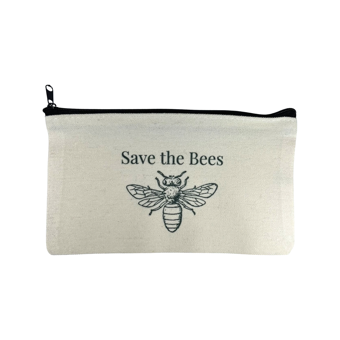 Save the Bees Zipper Pouch