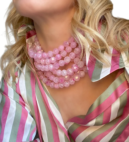 BELLA CHUNKY BEADED LAYERED MAGNETIC NECKLACE