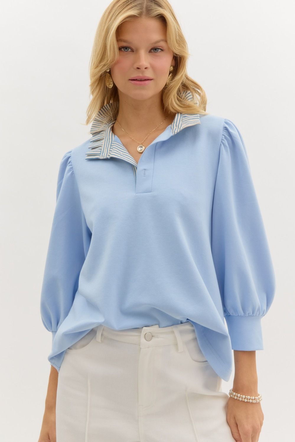 3/4 sleeve top