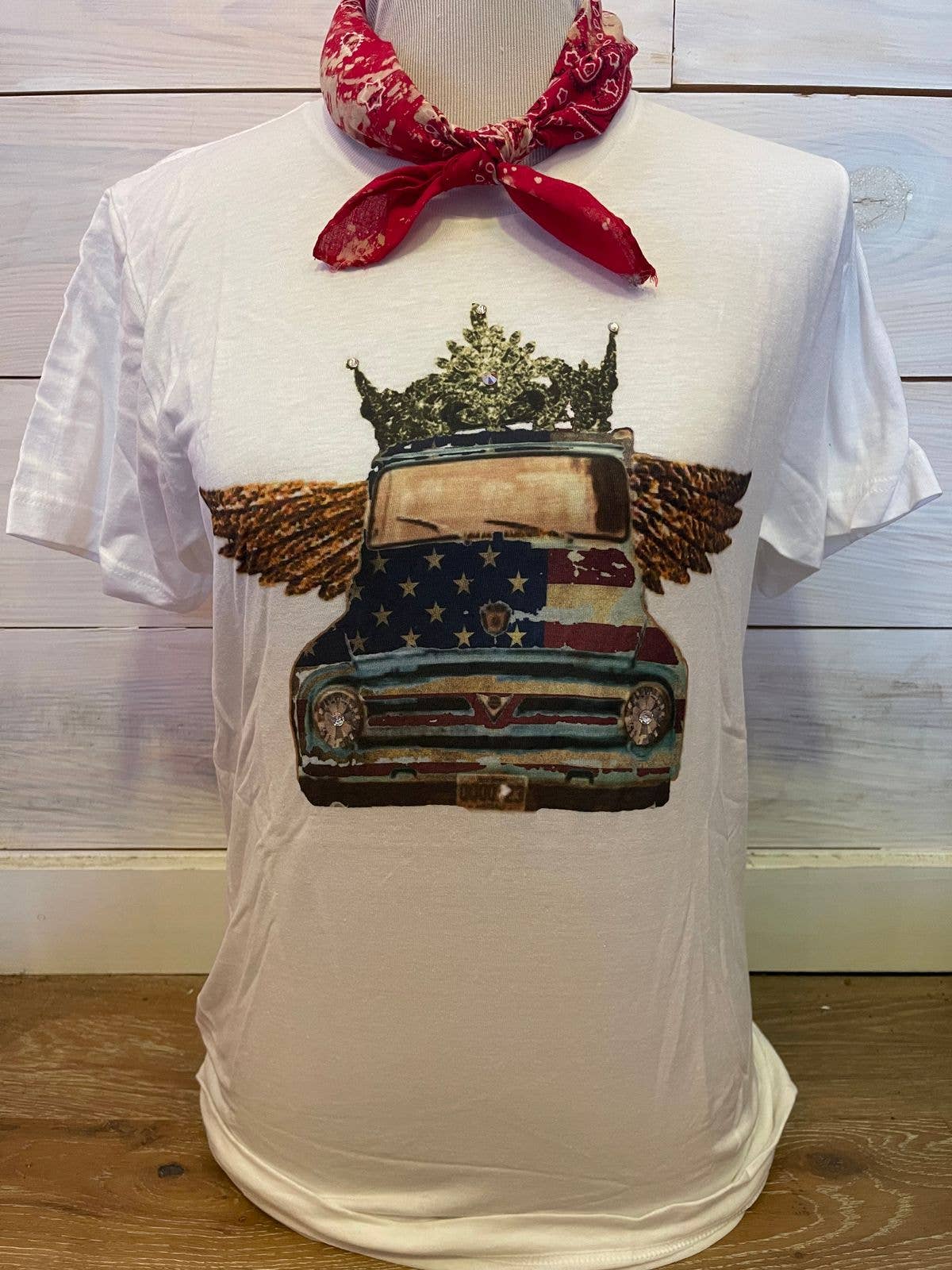 American Shine Truck on white crew