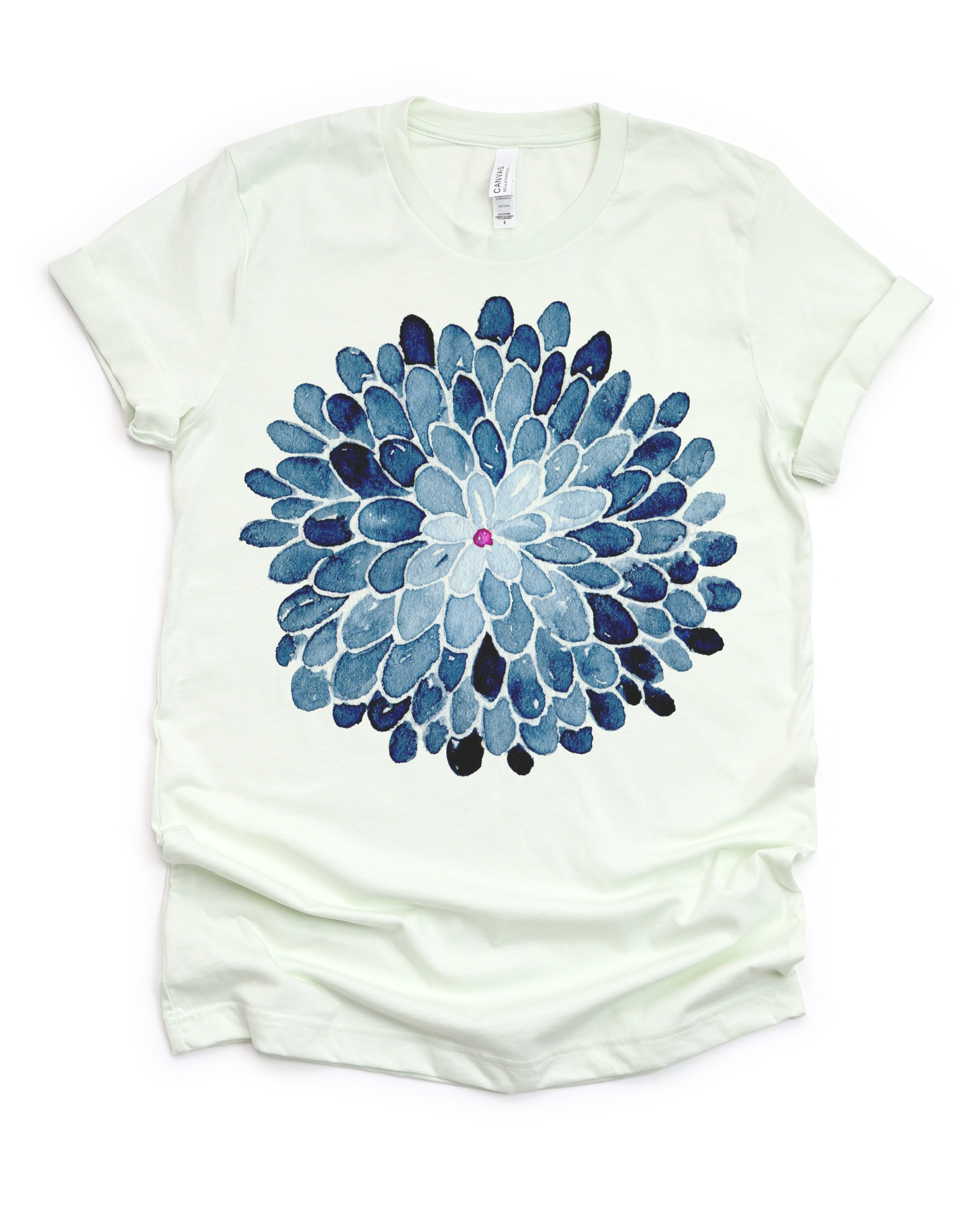 Elegant Blue Mum Tees