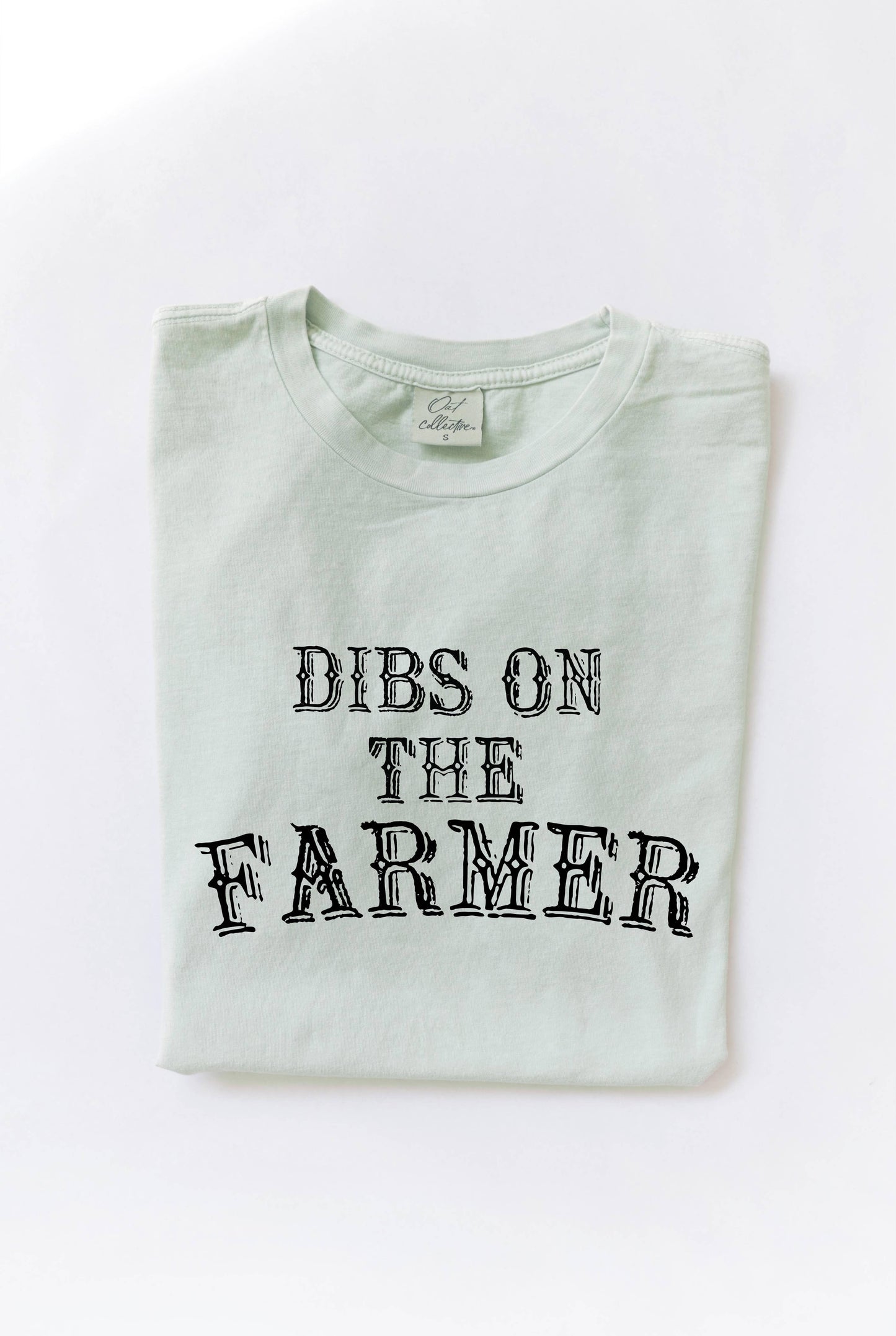 DIBS ON THE FARMER Mineral Washed Graphic Top