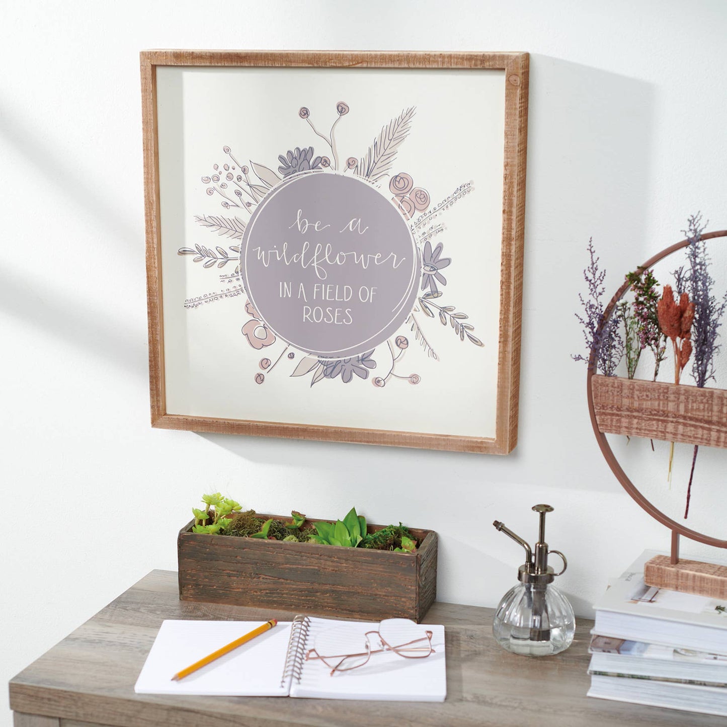 Wildflower Field Of Roses Sign