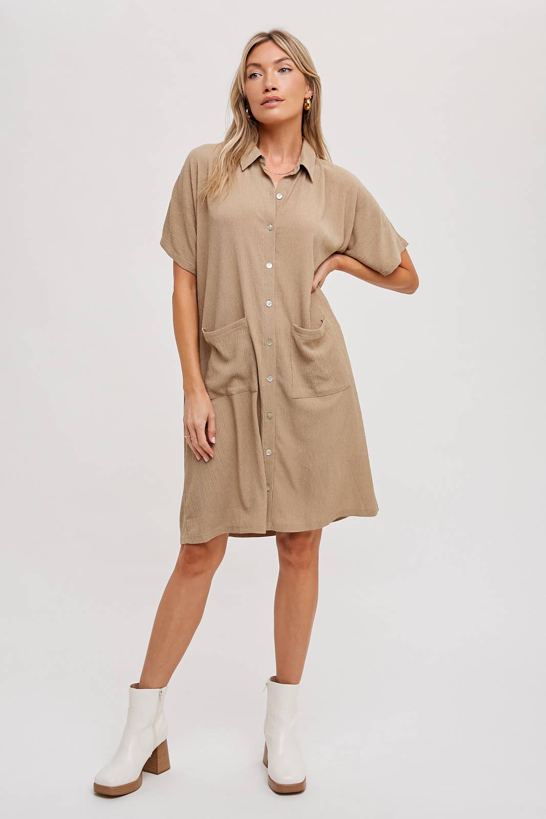 TEXTURE KNIT DRESS