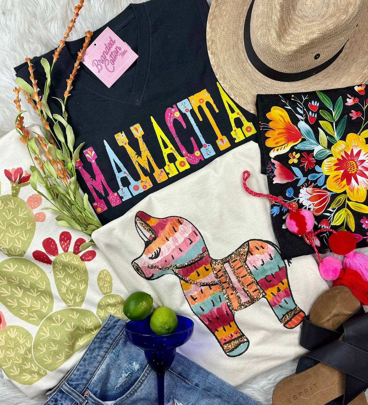 Distressed Cactus Tee