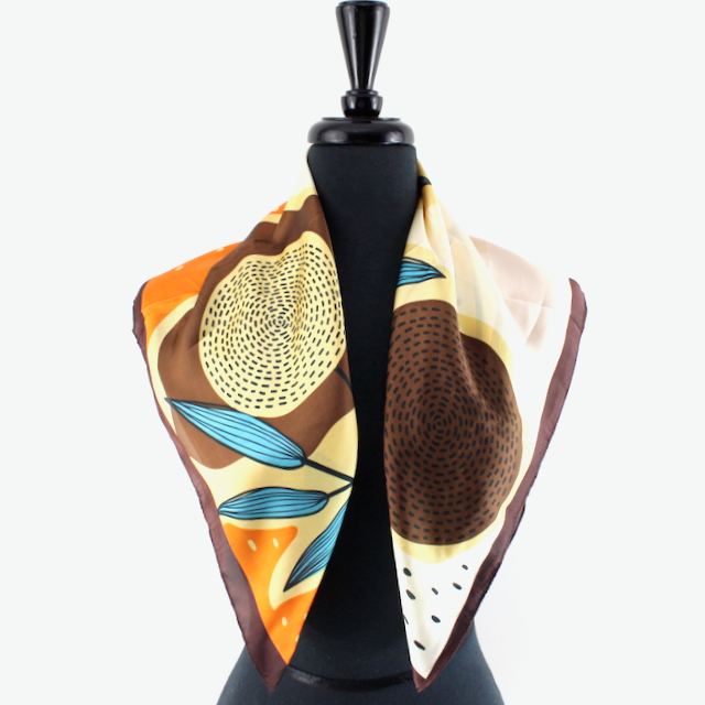 Flower Lightweight Square Scarf