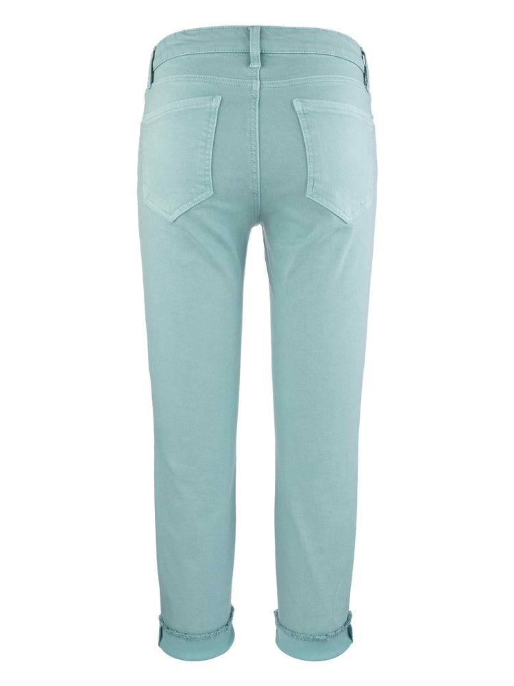 KUT AMY CROP STRAIGHT LEG- ROLL UP FREY