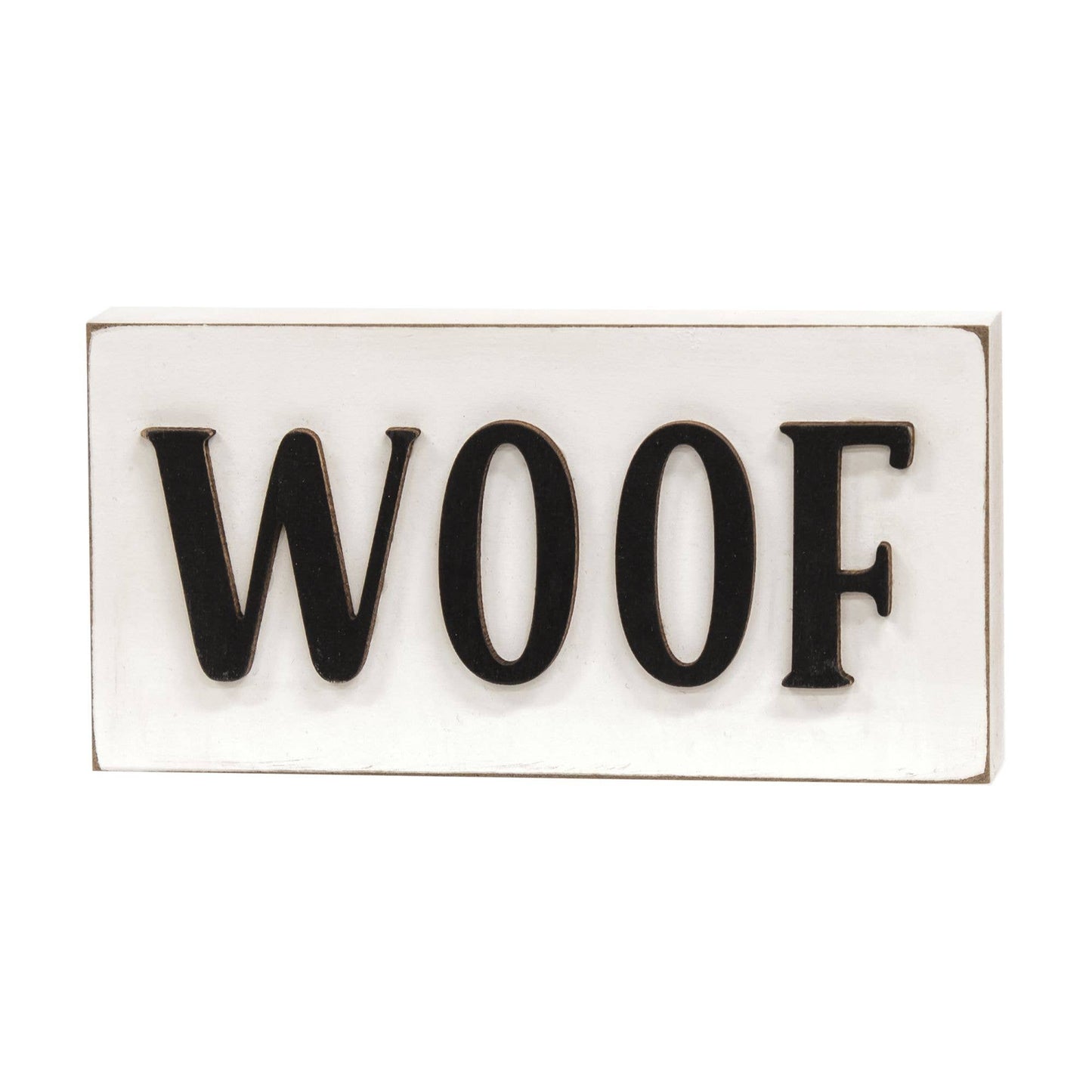 Woof Wooden Block