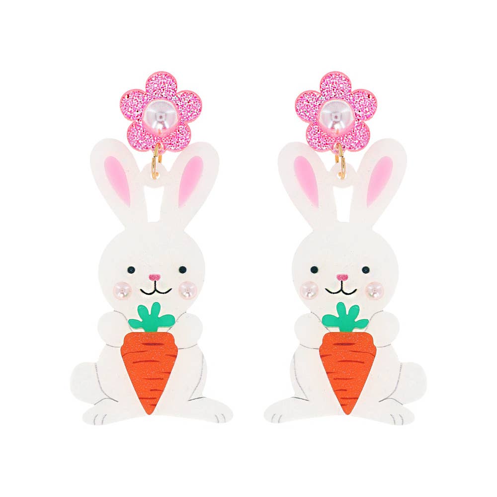 Bunny & Carrot Earrrings