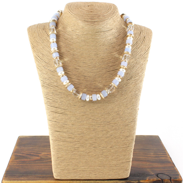 Crow Resin Beads Necklace