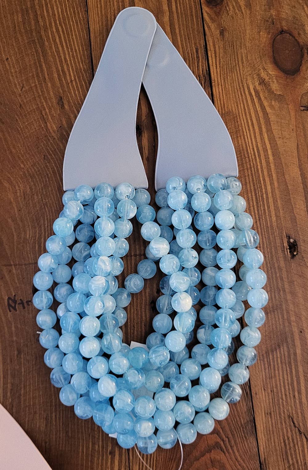 CHUNKY BEADED LAYERED NECKLACE