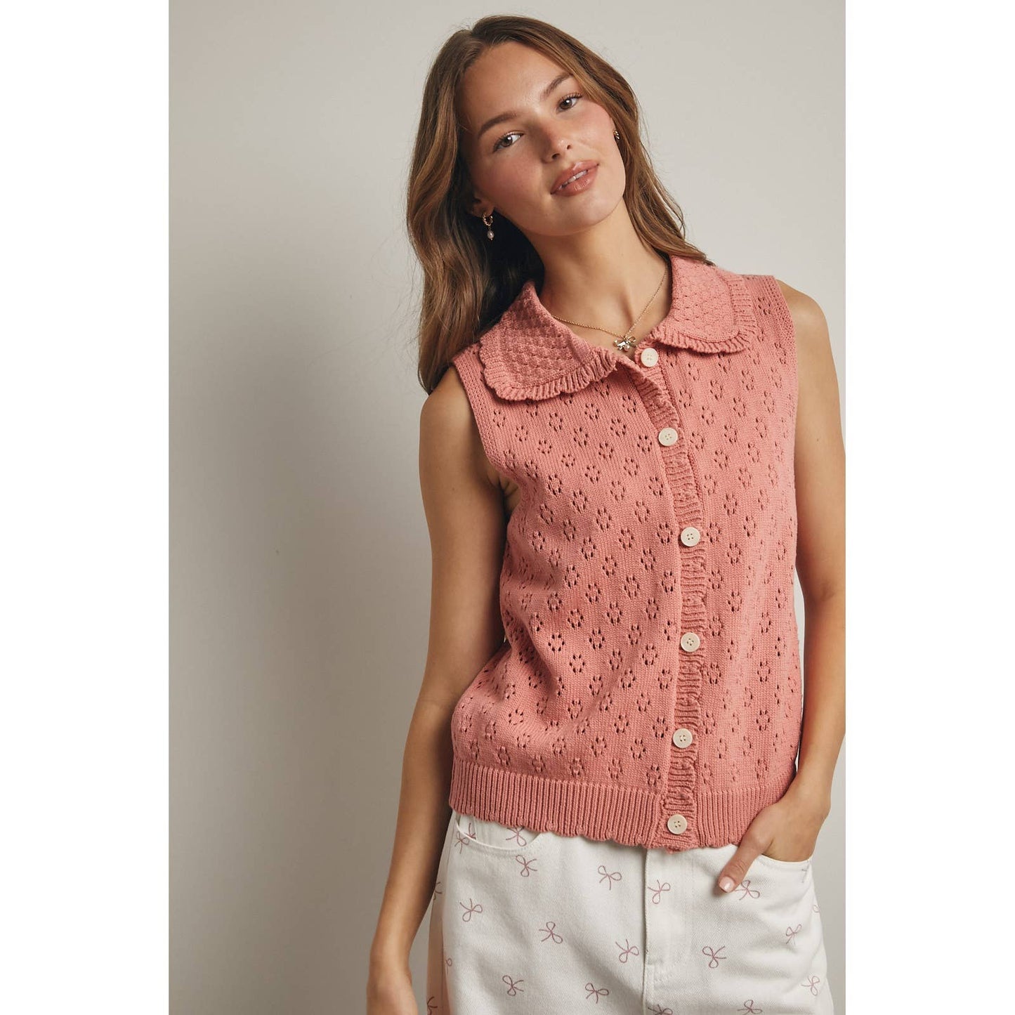 CROCHET SWEATER VEST
