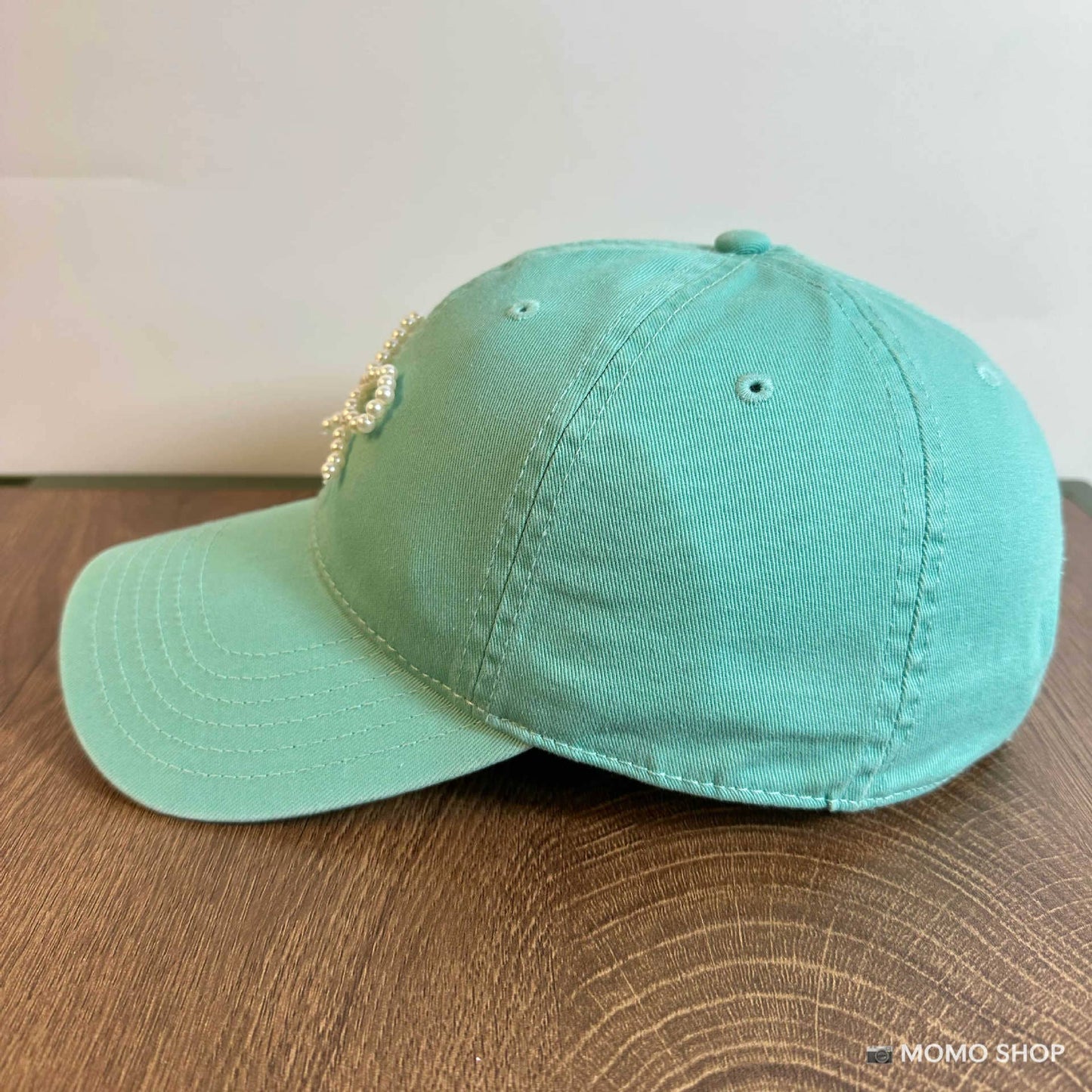 Pearl bow  baseball cap