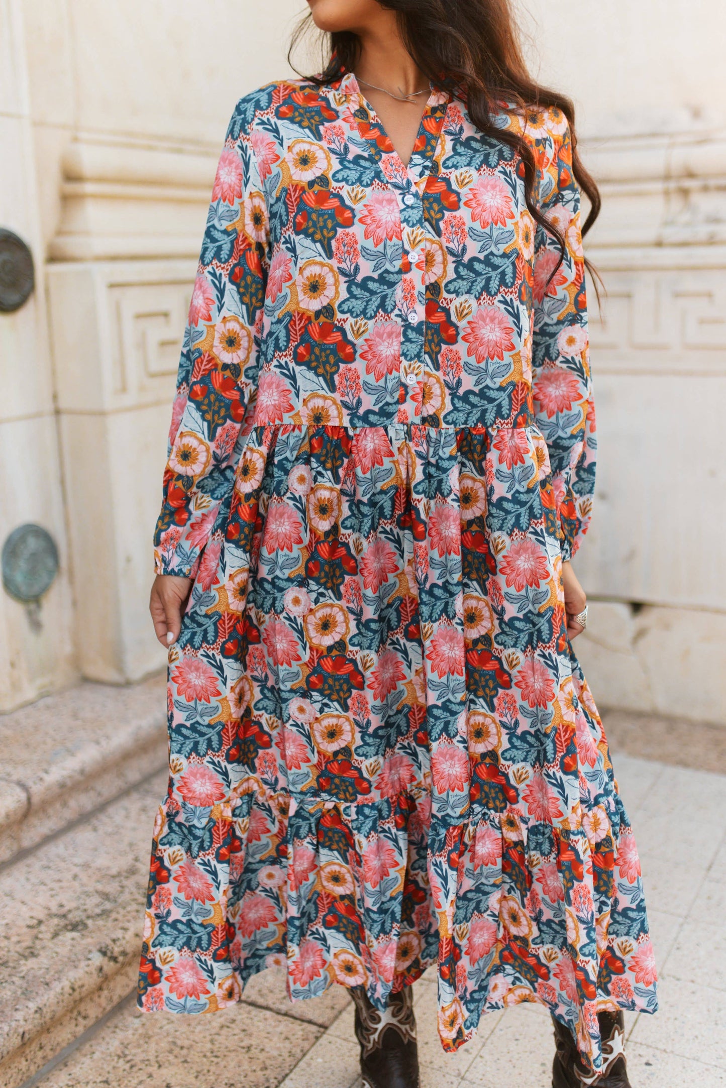 VINTAGE POPPI  DRESS