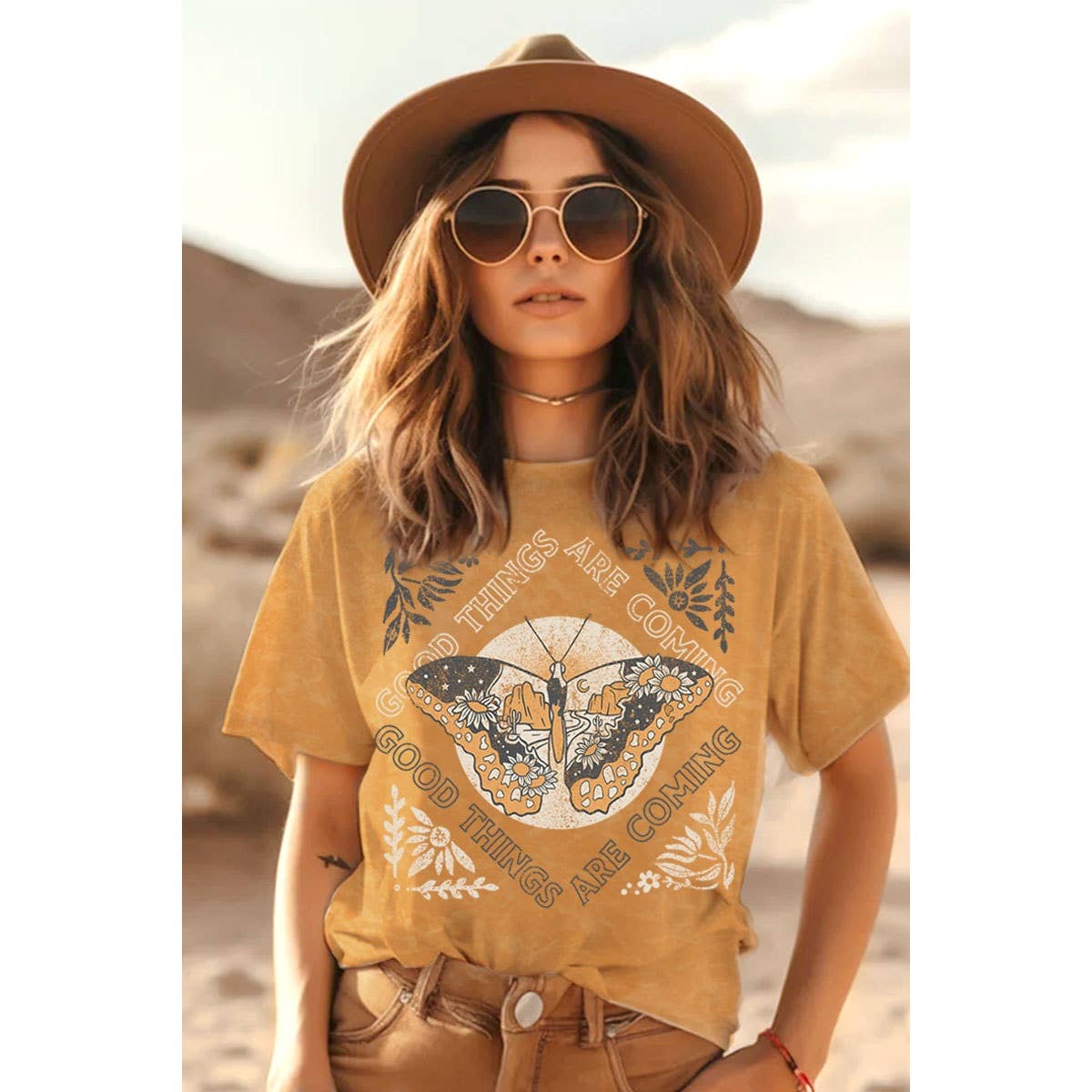 GOOD THINGS A COMING MINERAL GRAPHIC TOP