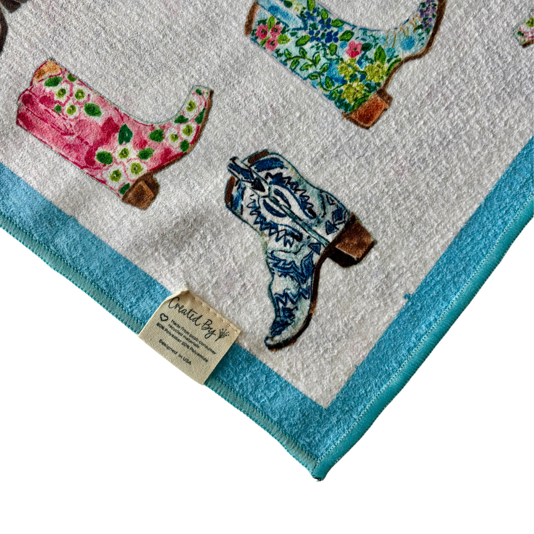 Double Sided Rodeo Tea Towel