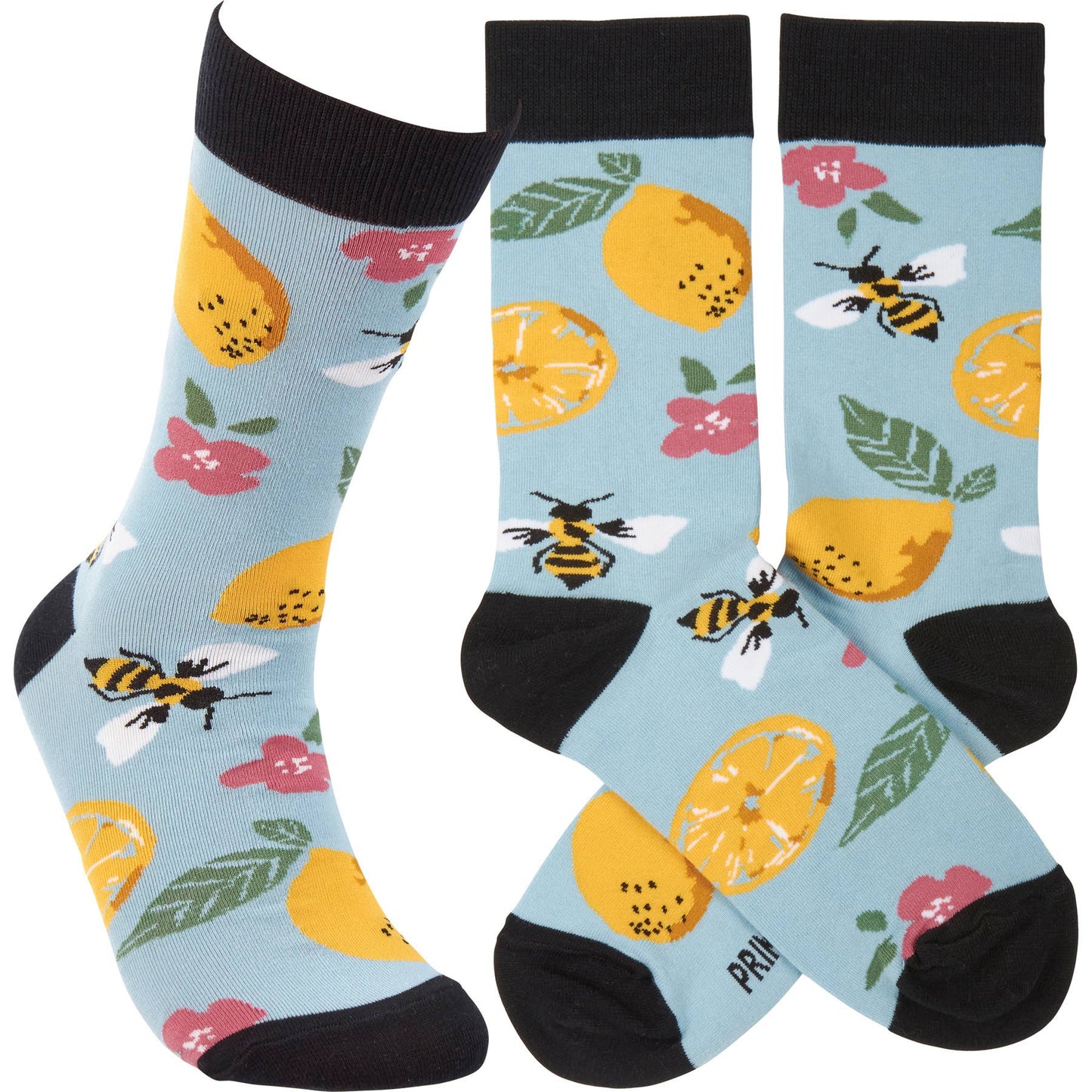 Lemons And Bees Socks