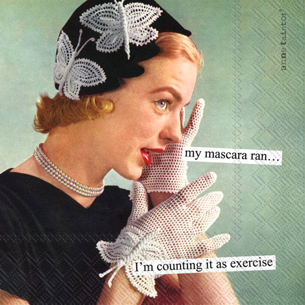 Paper Cocktail Napkins Pack of 20Anne Taintor Mascara