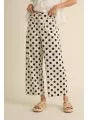 Polka Dot Print Pants