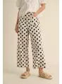 Polka Dot Print Pants