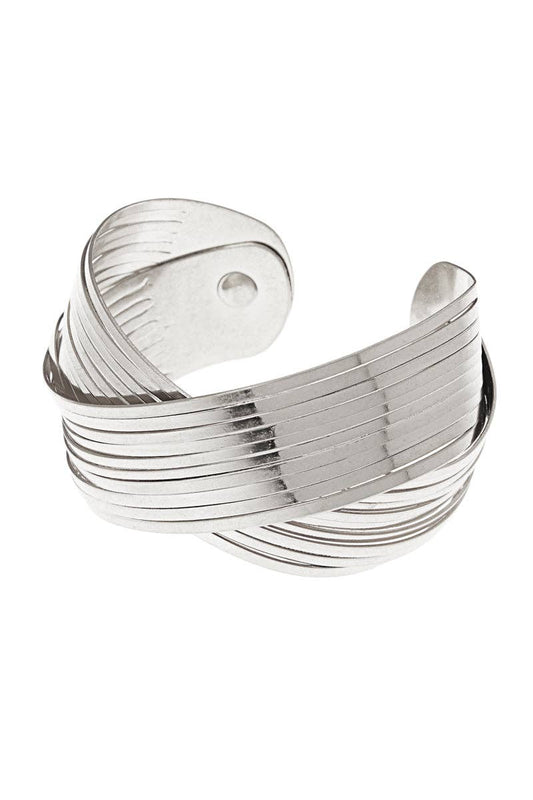 TWISTED METAL CUFF BRACELET