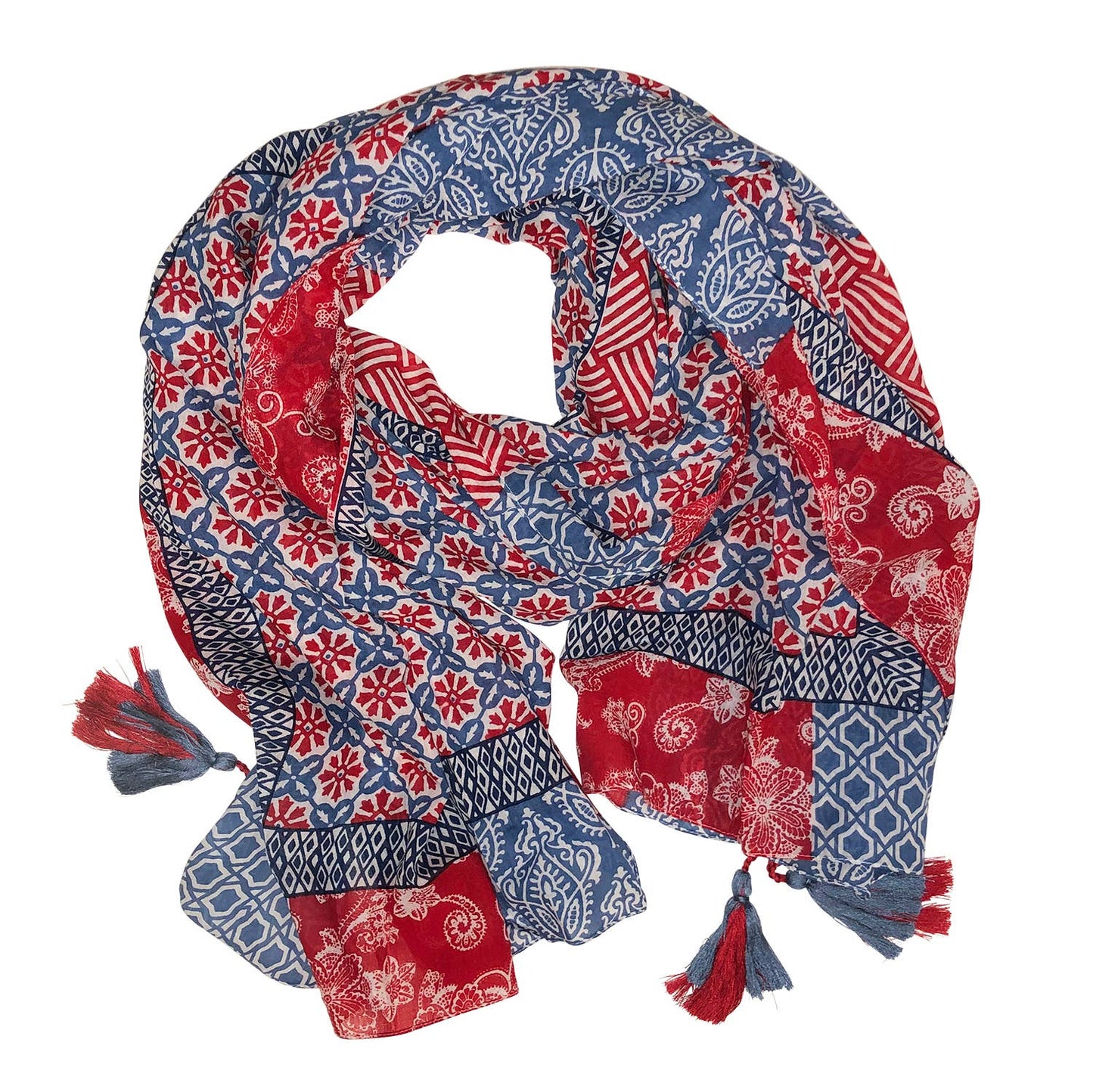 Sahana Summer Wrap Red