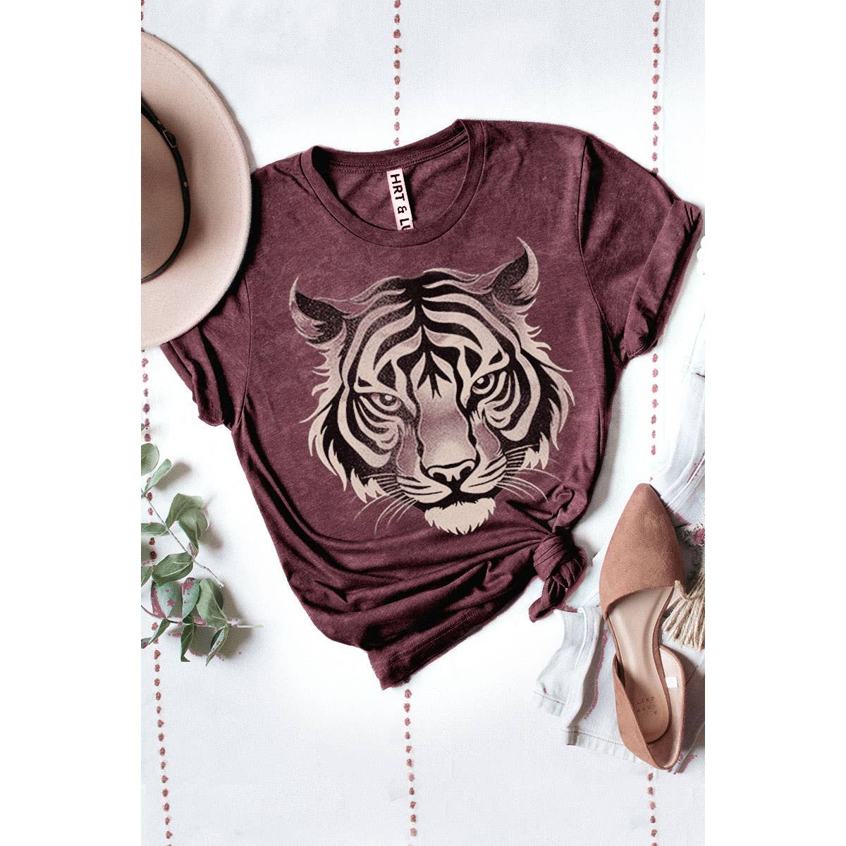 TIGER FACE MINERAL GRAPHIC TEE