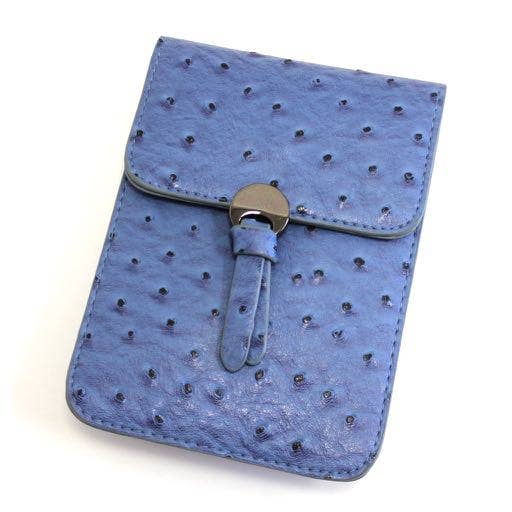 Small Ostrich Pattern Crossbody Bag