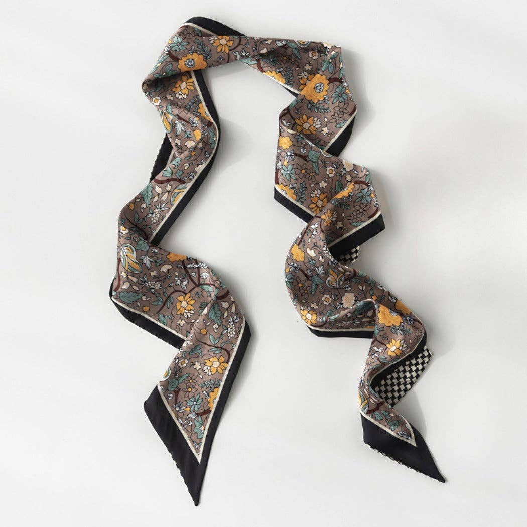 Colorful Print Neck Scarf - British & Classic