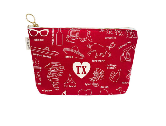 Texas Zipped Pouch