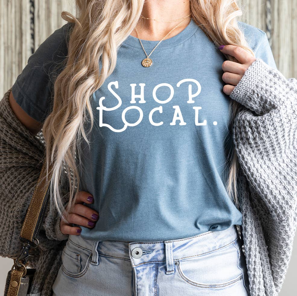 Shop Local Support Small Businesses Women's Clothing T-Shirt