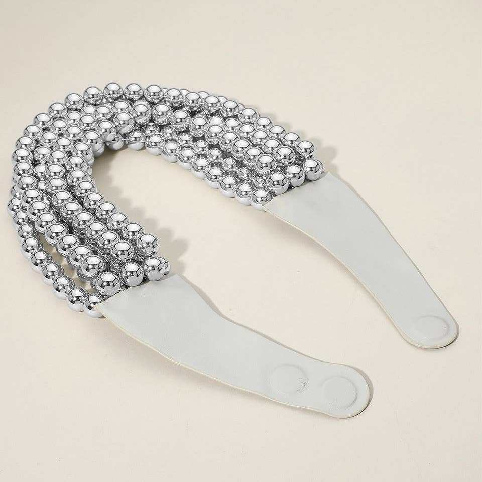 CHUNKY BEADED LAYERED NECKLACE