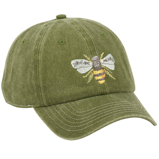 Green Bee Kind Baseball Cap