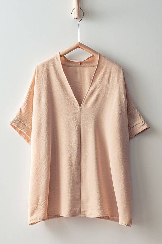 Breezy Airflow V-Neck Top-SS