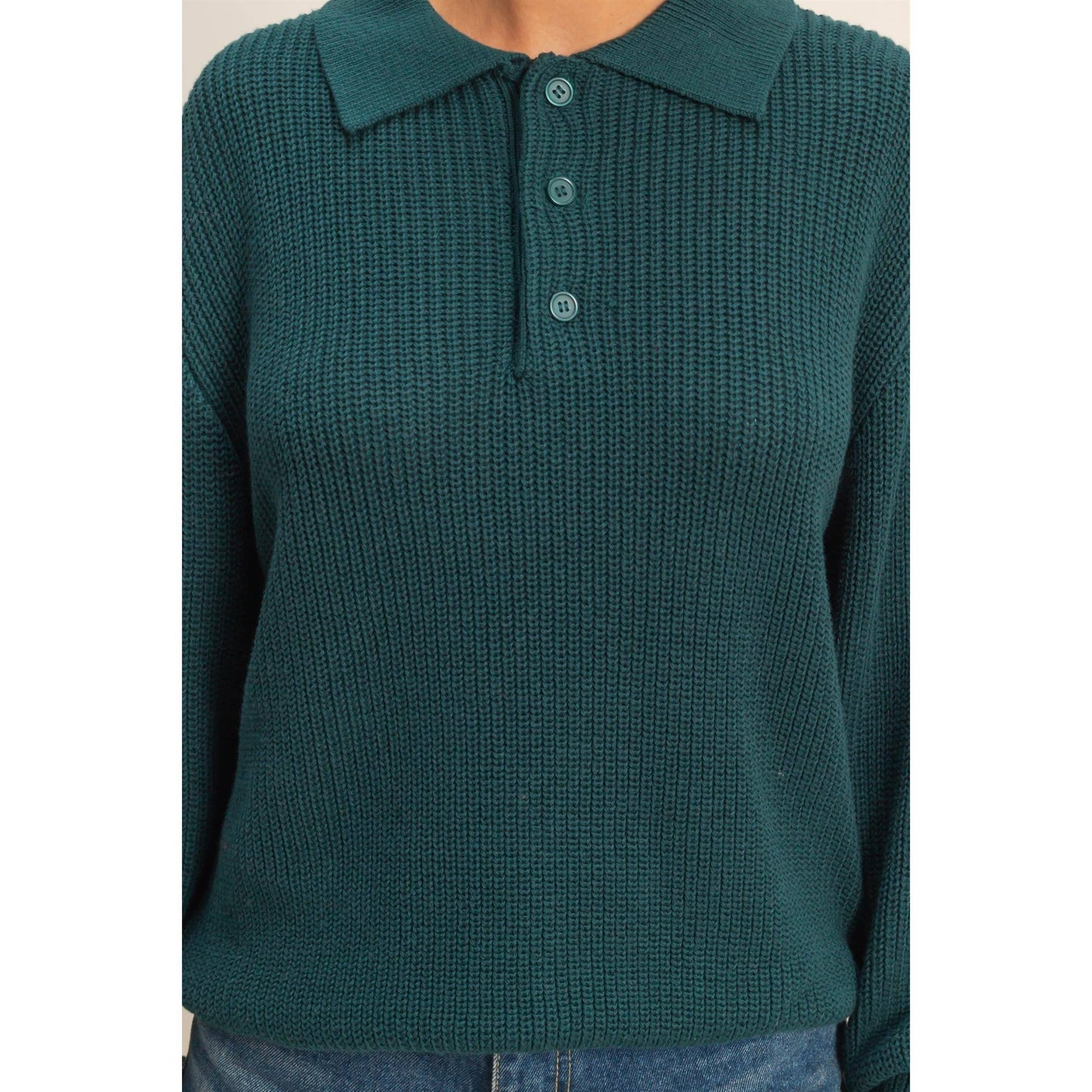 Oversized Collar Sweater