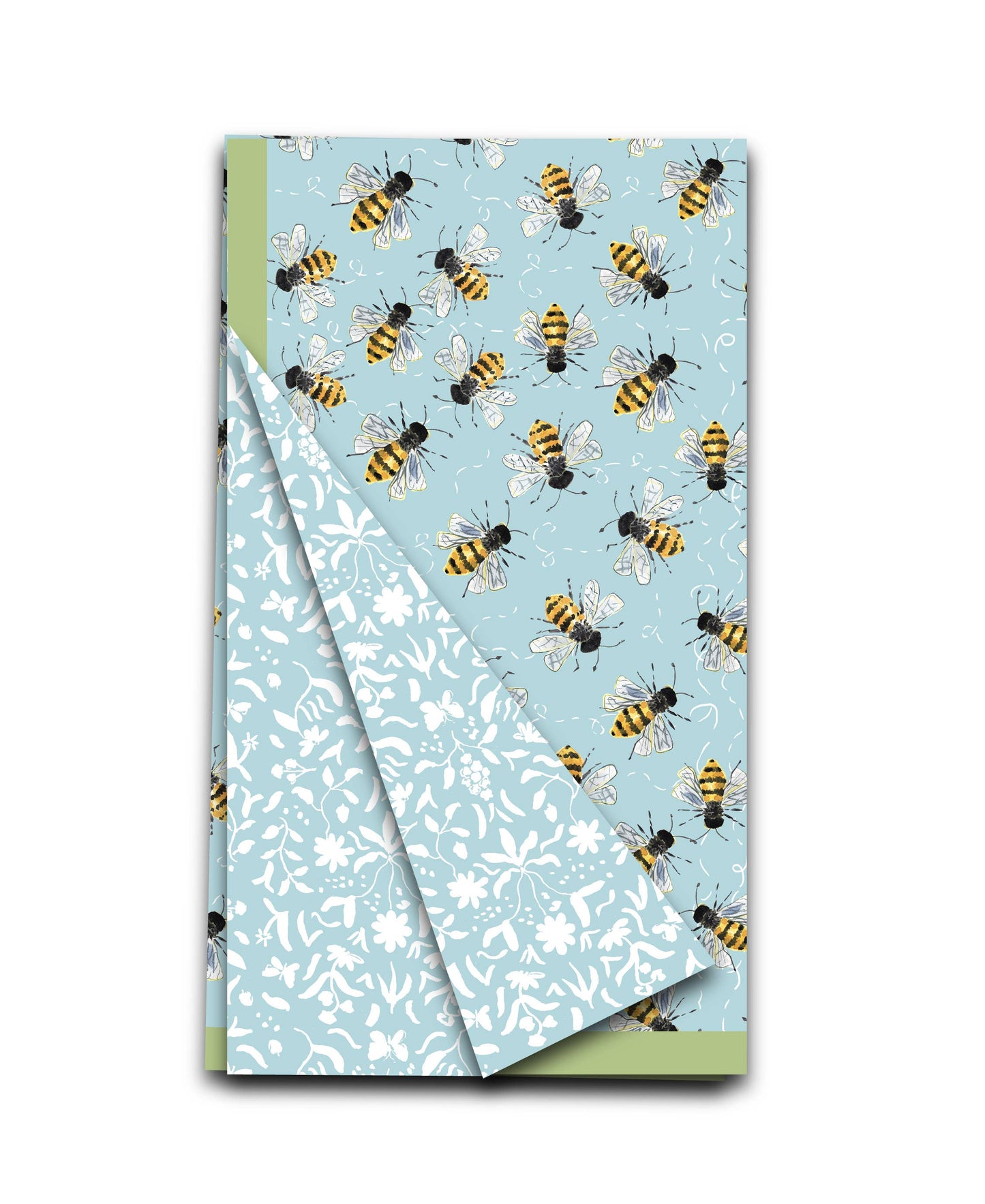 Double Sided Bee Happy Tea Towel