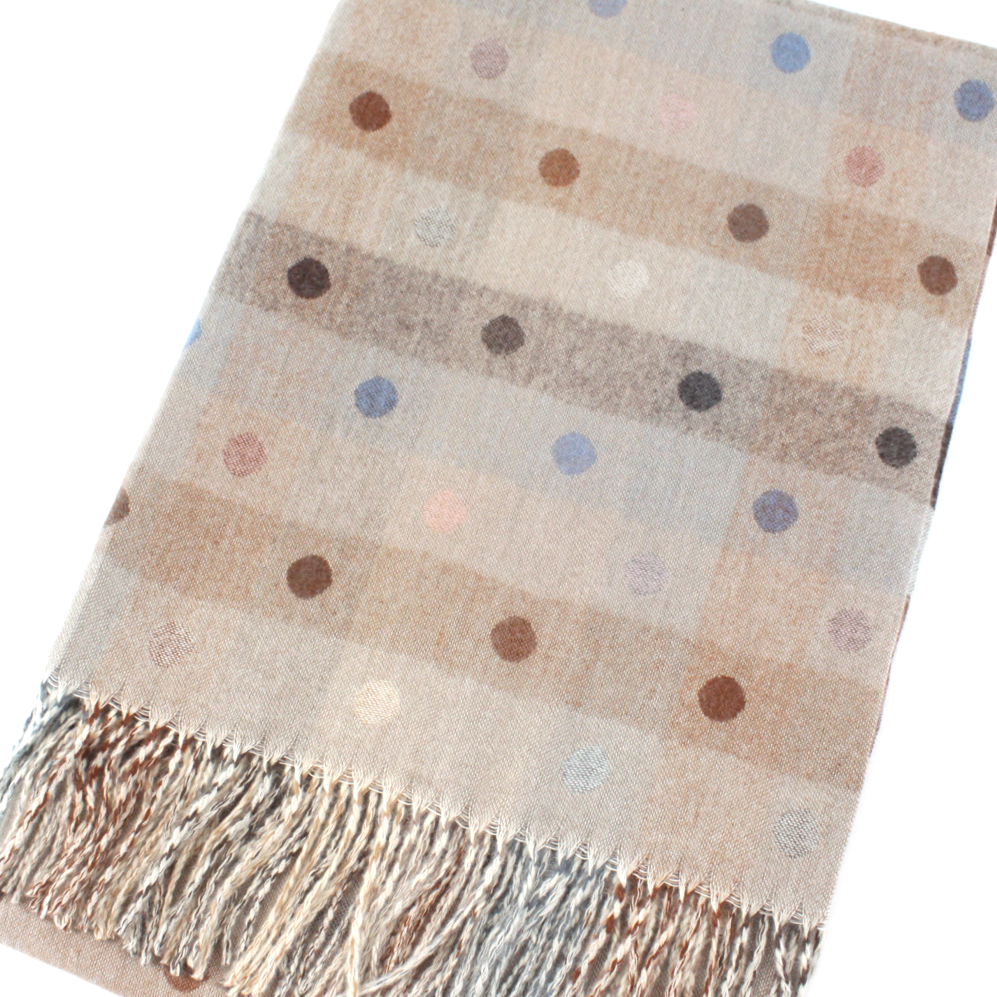 Polka Dots Reversible Scarf