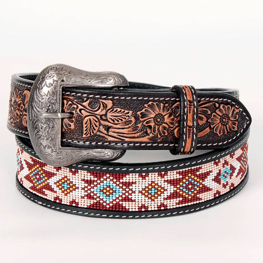 Botanic Chiseled Western Leather Belt