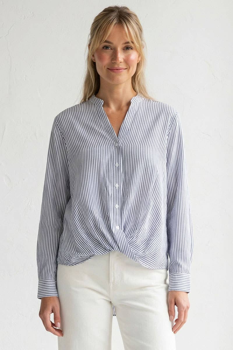 Striped Button Up Shirt