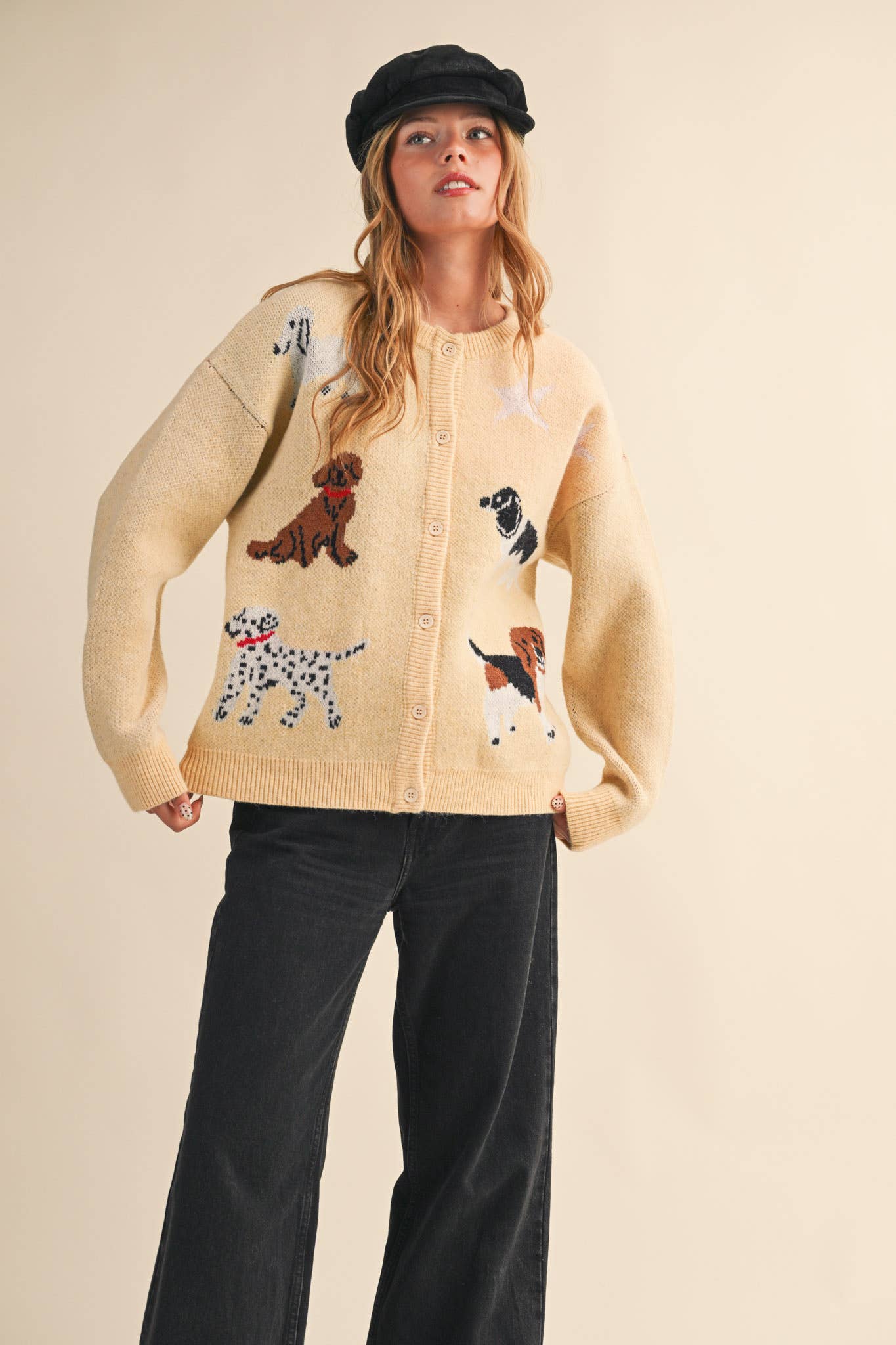 DOG SWEATER CARDIGAN