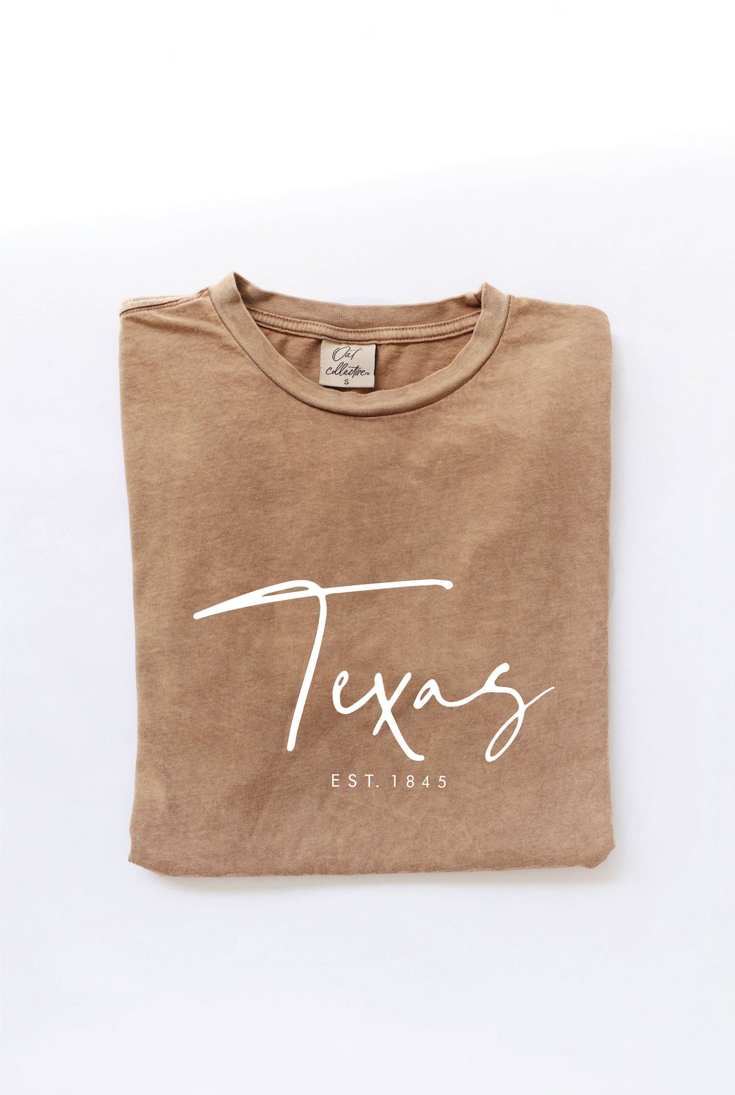 TEXAS EST. 1845 Mineral Washed Graphic Top