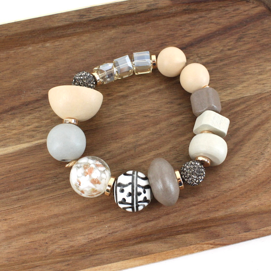 Artful Beads Stretch Bracelet