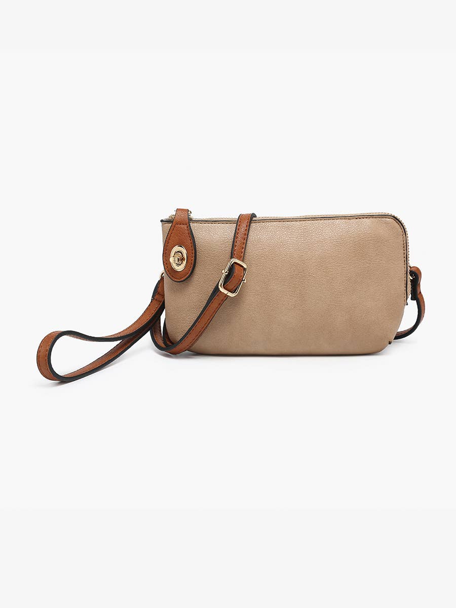 Kendall Crossbody/Wristlet w/ Twist Lock Closure