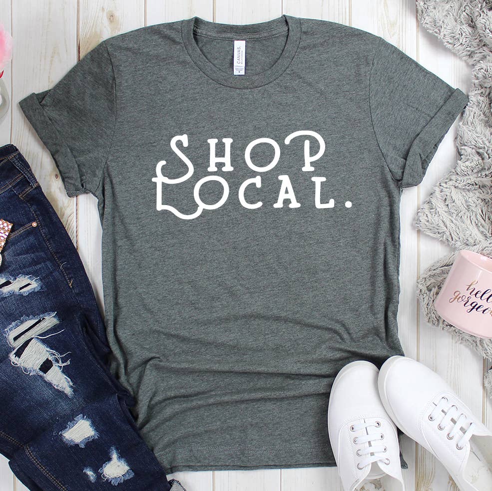 Shop Local Support Small Businesses Women's Clothing T-Shirt