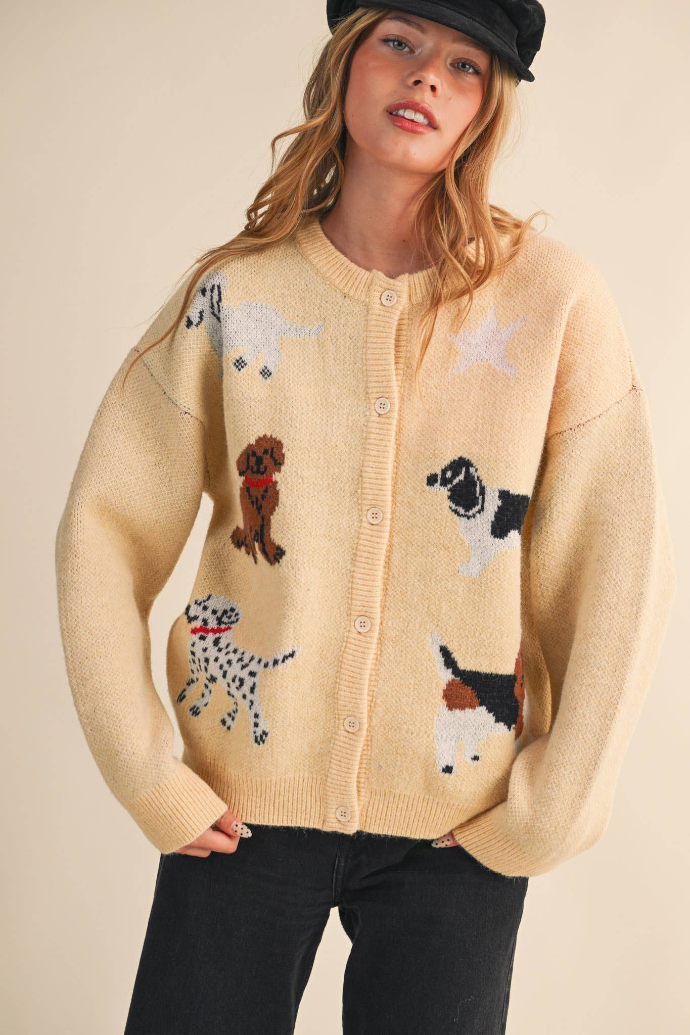 DOG SWEATER CARDIGAN