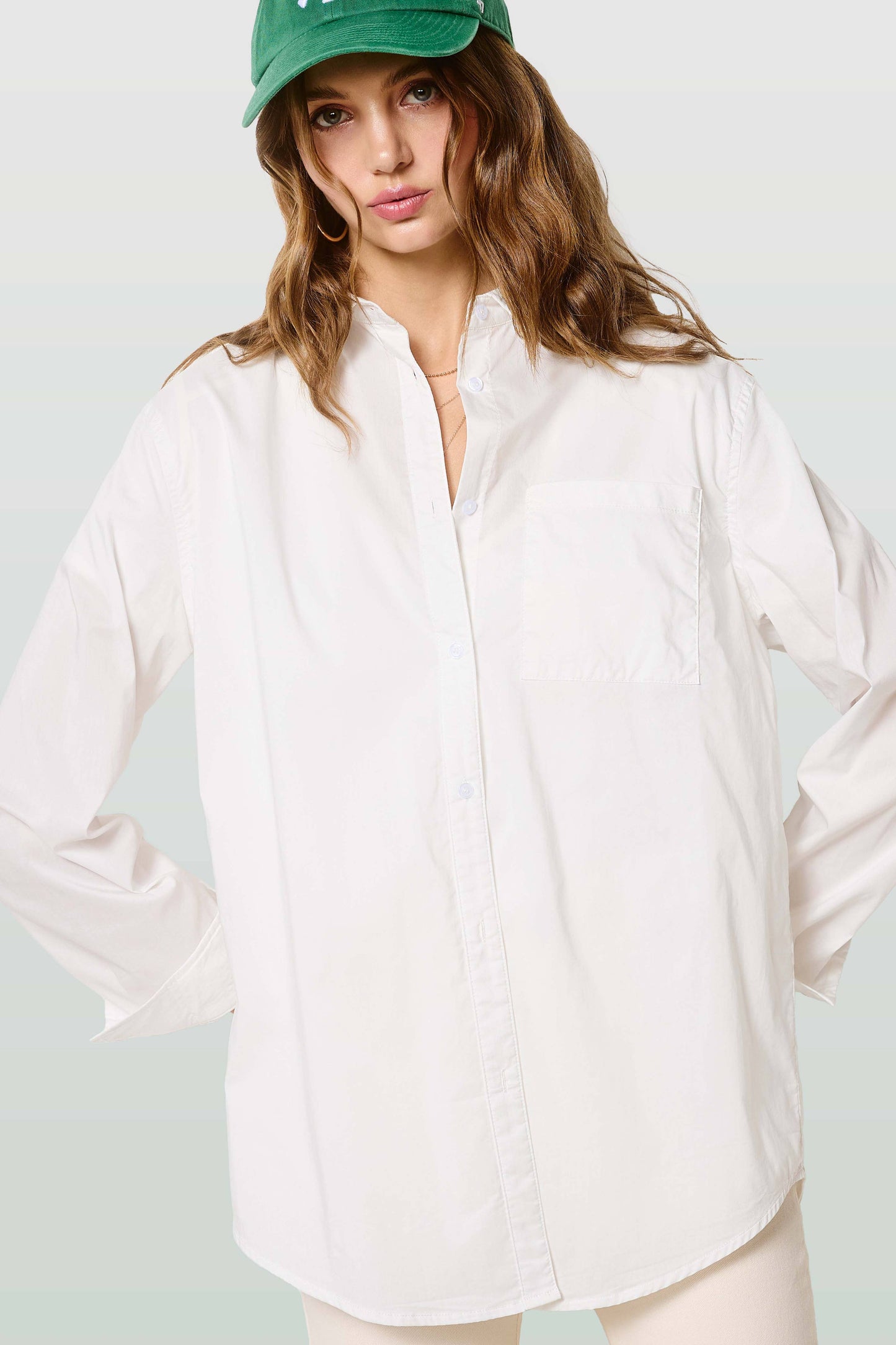 Button Down Classic White Poplin Shirt