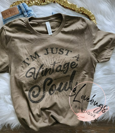 Vintage Soul Shirt(Western/Boho Tshirt)